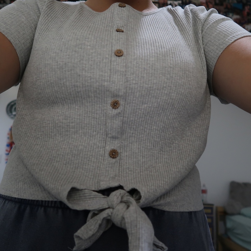 beachy button up shirt